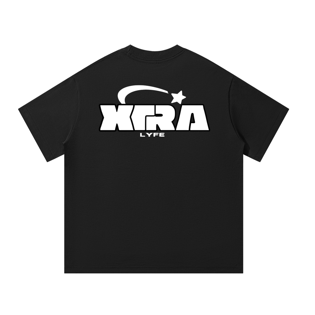 XTRA LYFE TEE OVERSIZED/BLACK AND WHITE