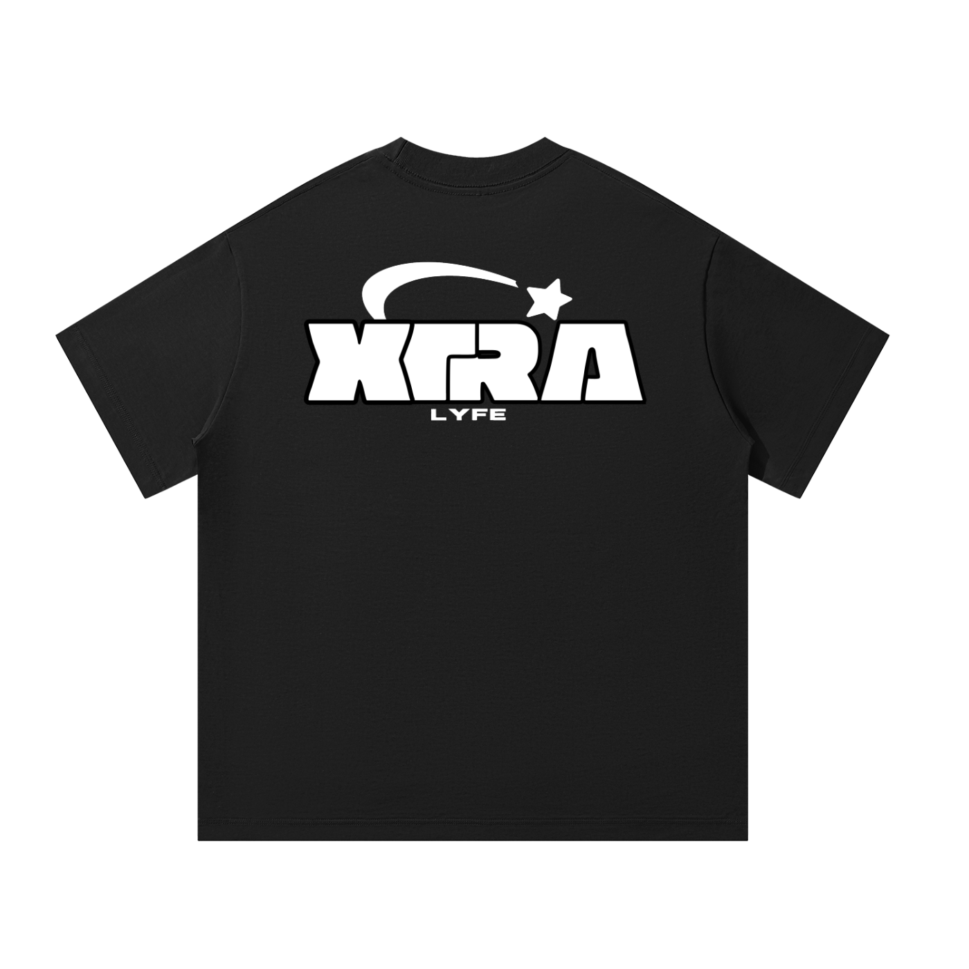 XTRA LYFE TEE OVERSIZED/BLACK AND WHITE